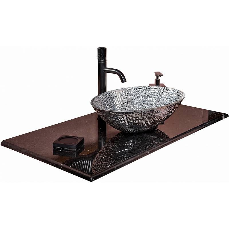 Столешница мрамор 181 см Boheme Nero Marquina 857-181-NM