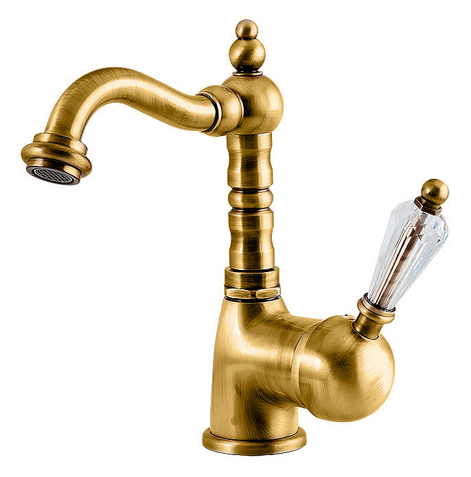 Смеситель Caprigo Adria Swarovski 01-024-oro для раковины