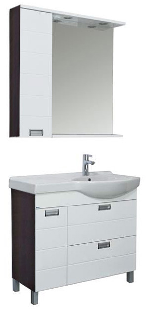 Мебель для ванной Aquanet Сити 90 венге R