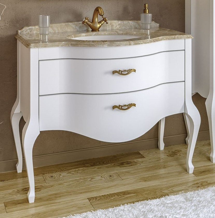 тумба Ellen plus 120 M-V1 bianco (белый)