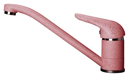 Смеситель GranFest 2124 Base для кухонной мойки розовый