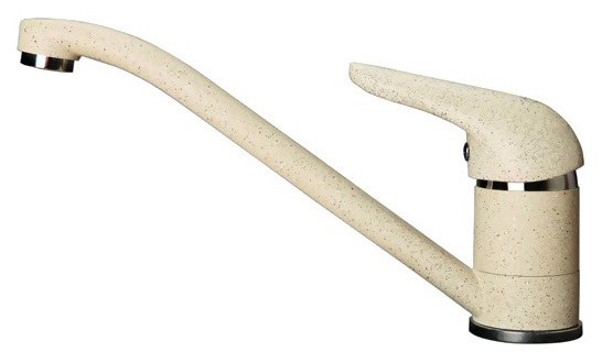 Смеситель GranFest 2124 Base для кухонной мойки бежевый