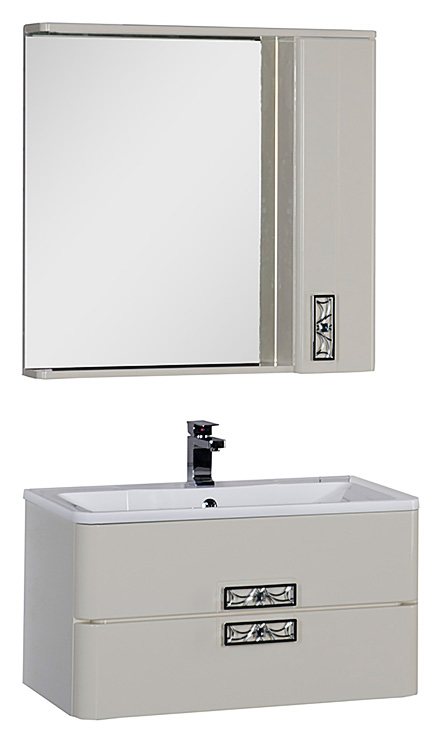 Мебель для ванной Aquanet Паллада 90 слоновая кость