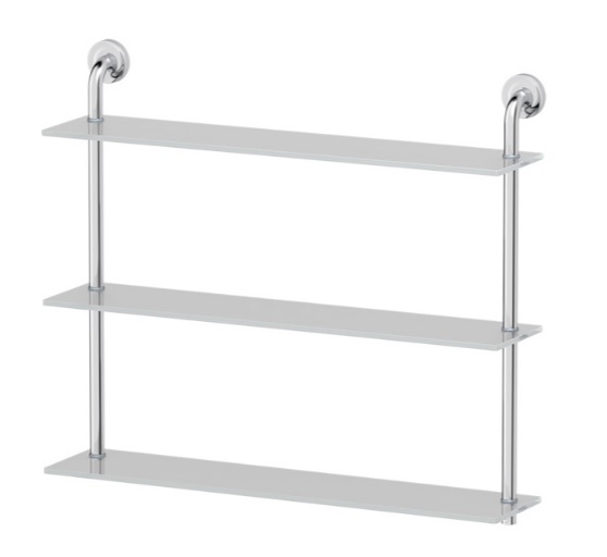 Полка Ellux Elegance ELE 044 3-х ярусная, 70 см