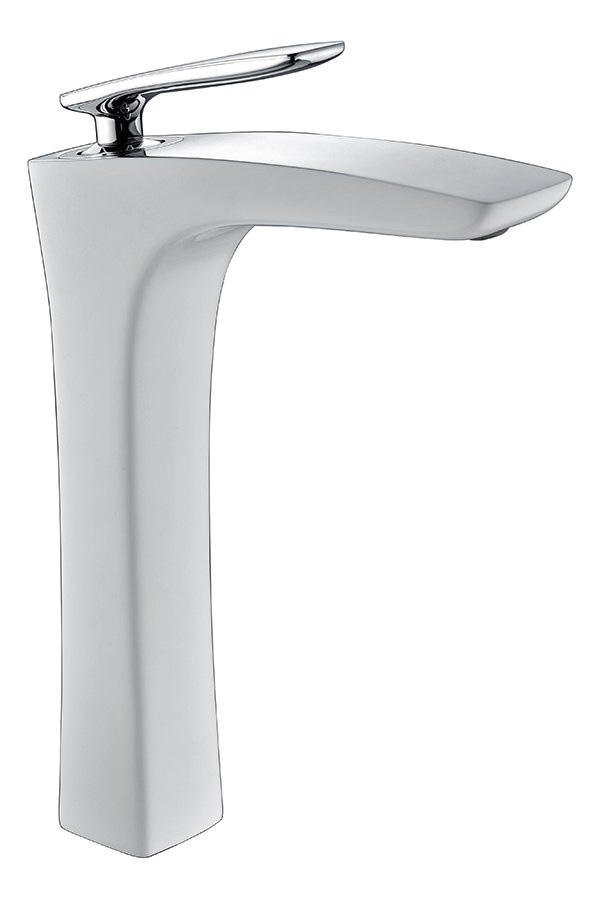 Смеситель Timo Helmi 4011/00-16F chrome/white для раковины