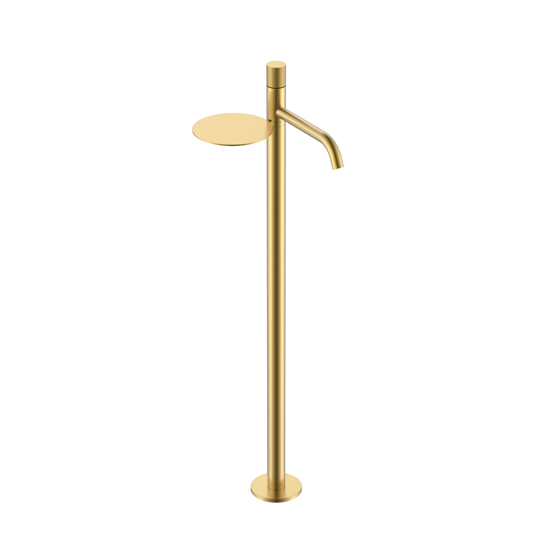 Смеситель Boheme STICK напольный для умыв. Matt Gold c ручкой TOUCH 120-MG.2
