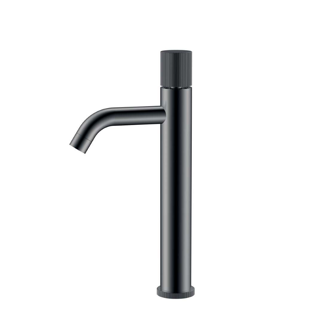 Смеситель Boheme STICK для умыв. выс. Shine Gun Metal LINEA 122-SGM.3