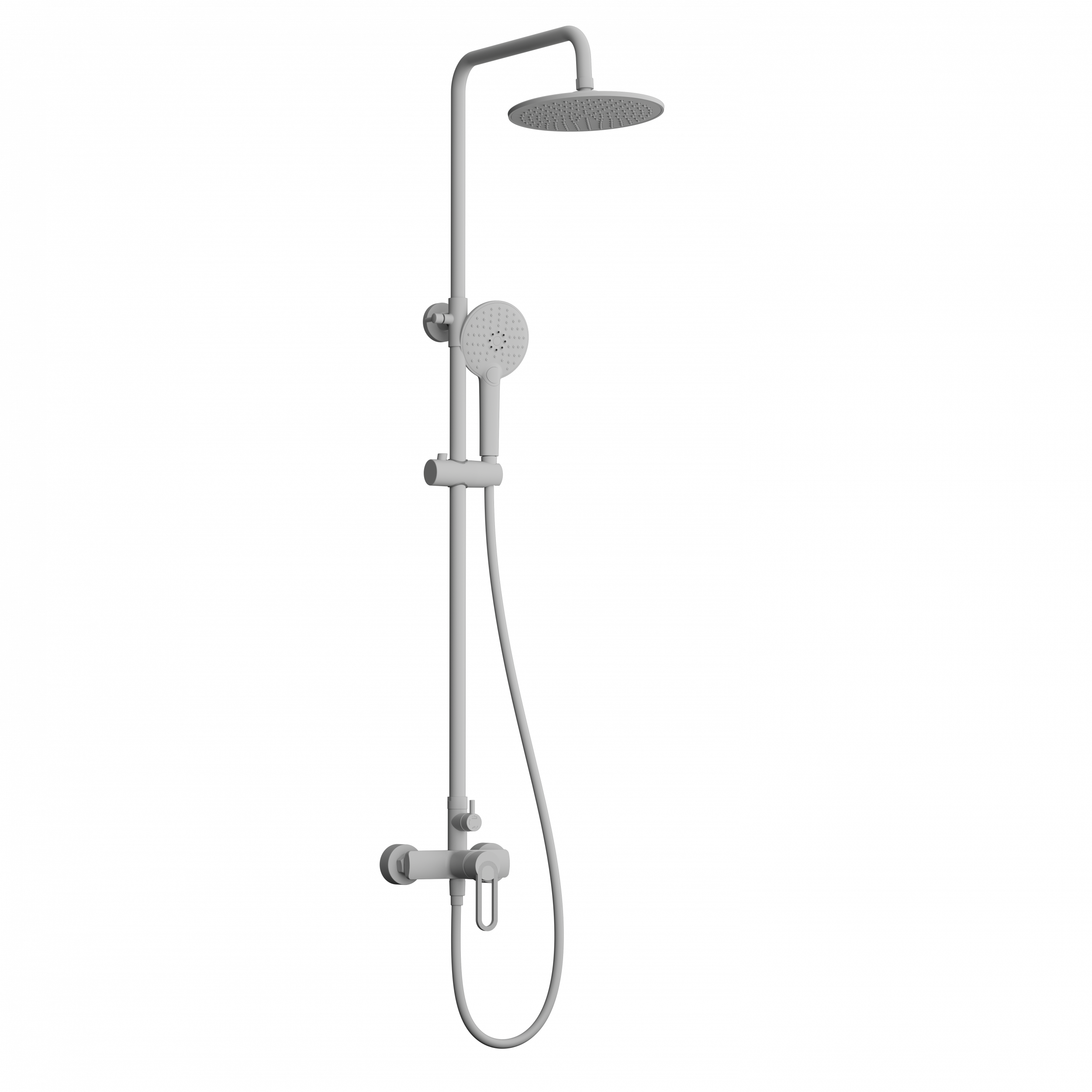 Душевая система WONZON & WOGHAND, Белый матовый WW-B2166-A-MW