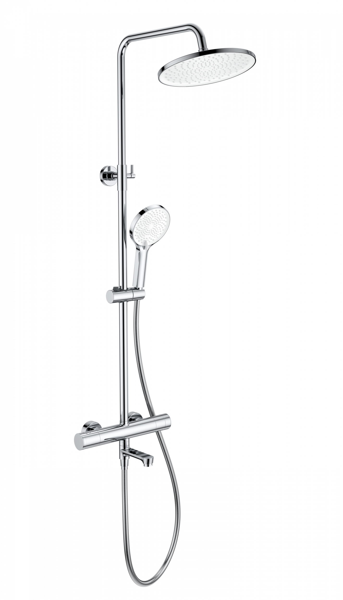 Душевая система с термостатом WONZON & WOGHAND, Хром WW-B3069-CR