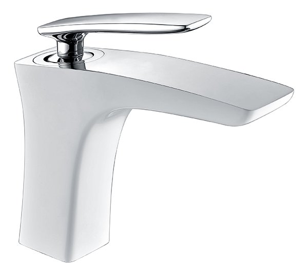 Смеситель Timo Helmi 4061/00-16F chrome/white для раковины