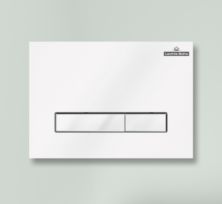 Клавиша смыва Lavinia Boho RelFix 3805003W c антибактериальным покрытием SanitiZed