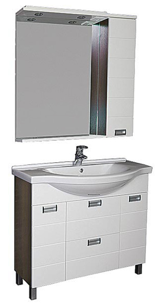 Мебель для ванной Aquanet Сити 100 венге