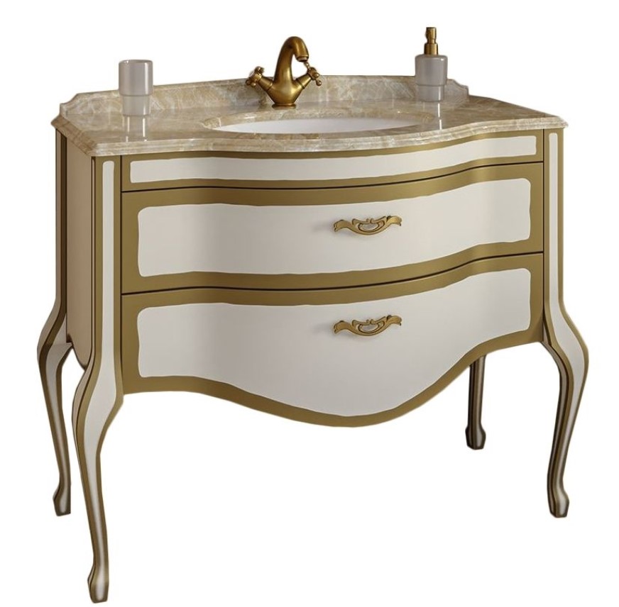 тумба Ellen plus 120 M-V 9001-G (9001 с золотом)