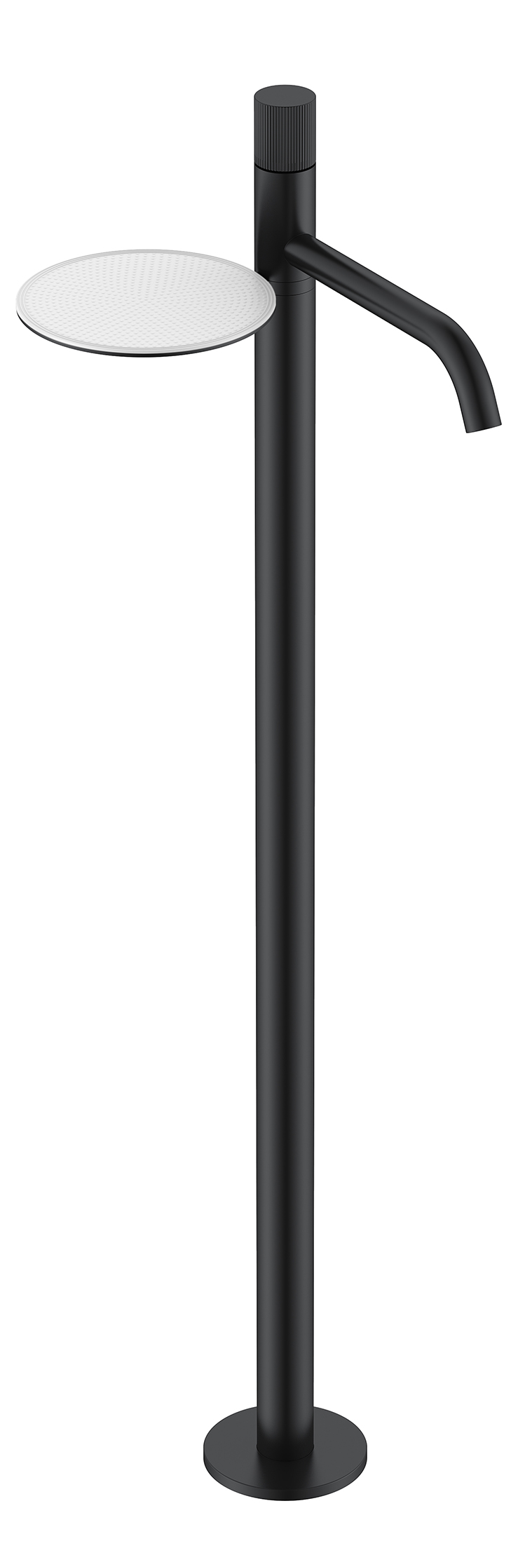 Смеситель Boheme STICK напольный для умыв. BLACK LINEA 120-BB.3