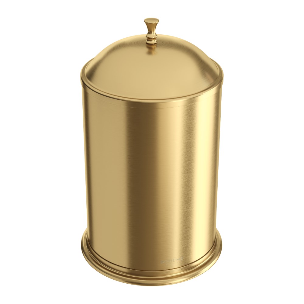 Ведро для мусора, классика Boheme Matt Gold 10915-MG
