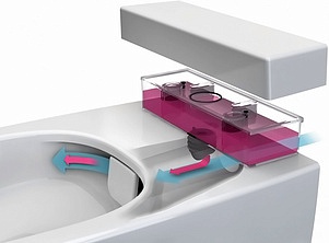Унитаз подвесной VitrA Metropole 7672B003-1687 с функцией биде