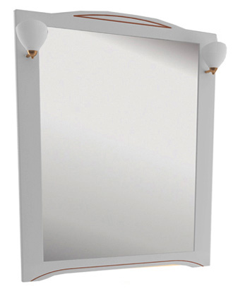 Зеркало Aquanet Луис 100 белое