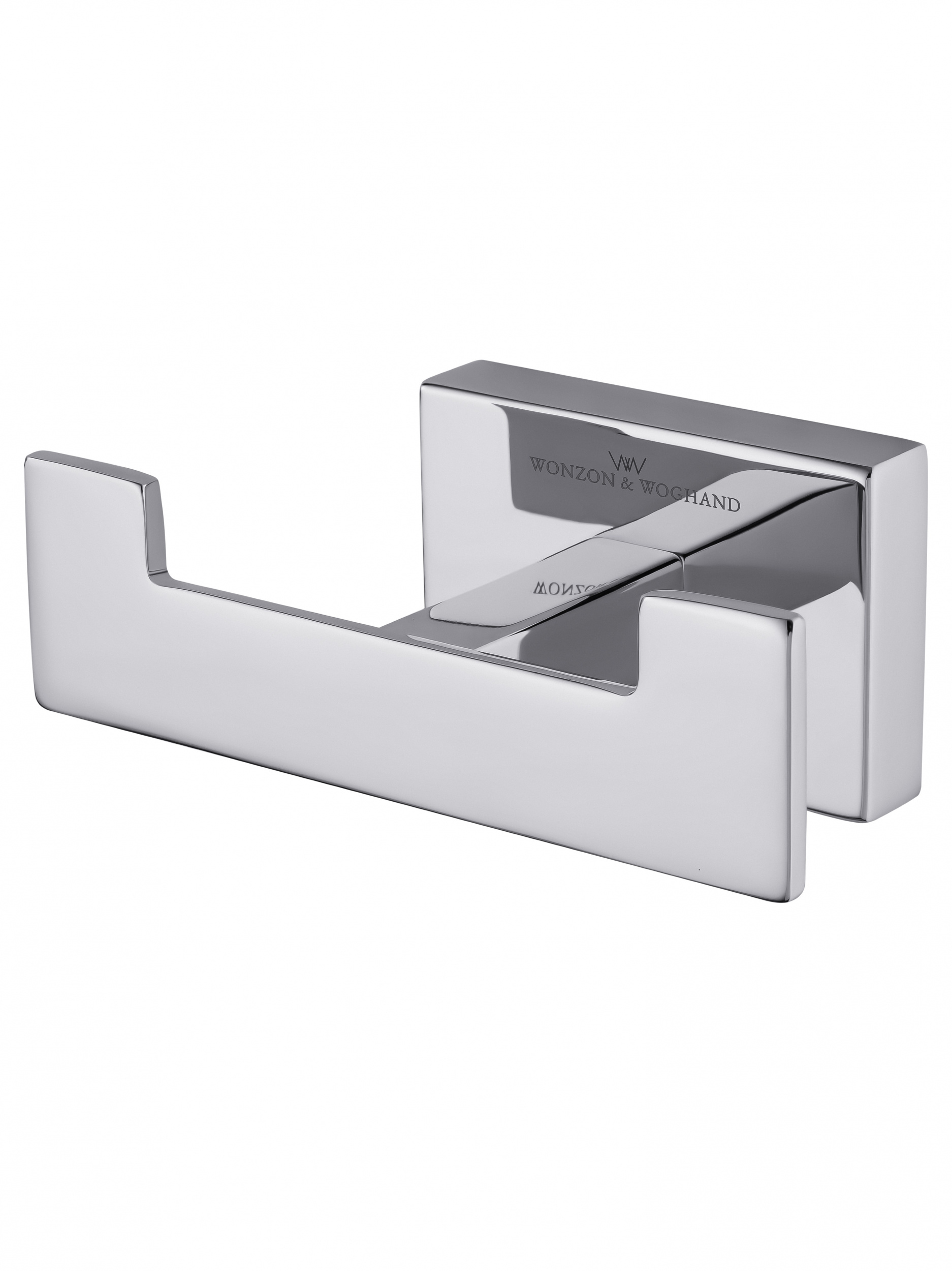 Двойной крючок для ванной WONZON & WOGHAND FLAT, Хром WW-9725