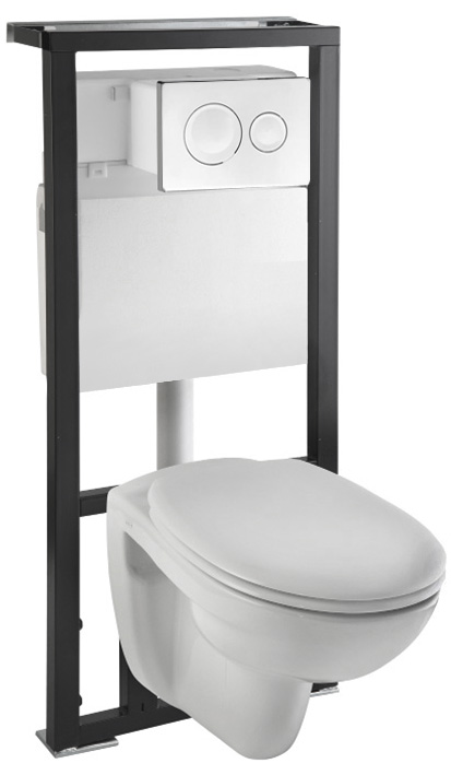 Комплект VitrA Normus 9773B003 кнопка белая