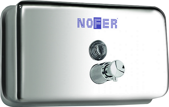 Дозатор для мыла из нержавеющей стали Nofer глянцевый 03002.B