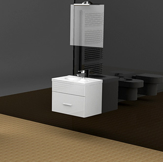 Зеркало Aquanet Данте 60