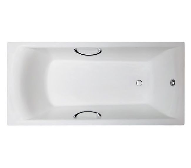 Чугунная ванна Castalia Prime 170x75 с ручками