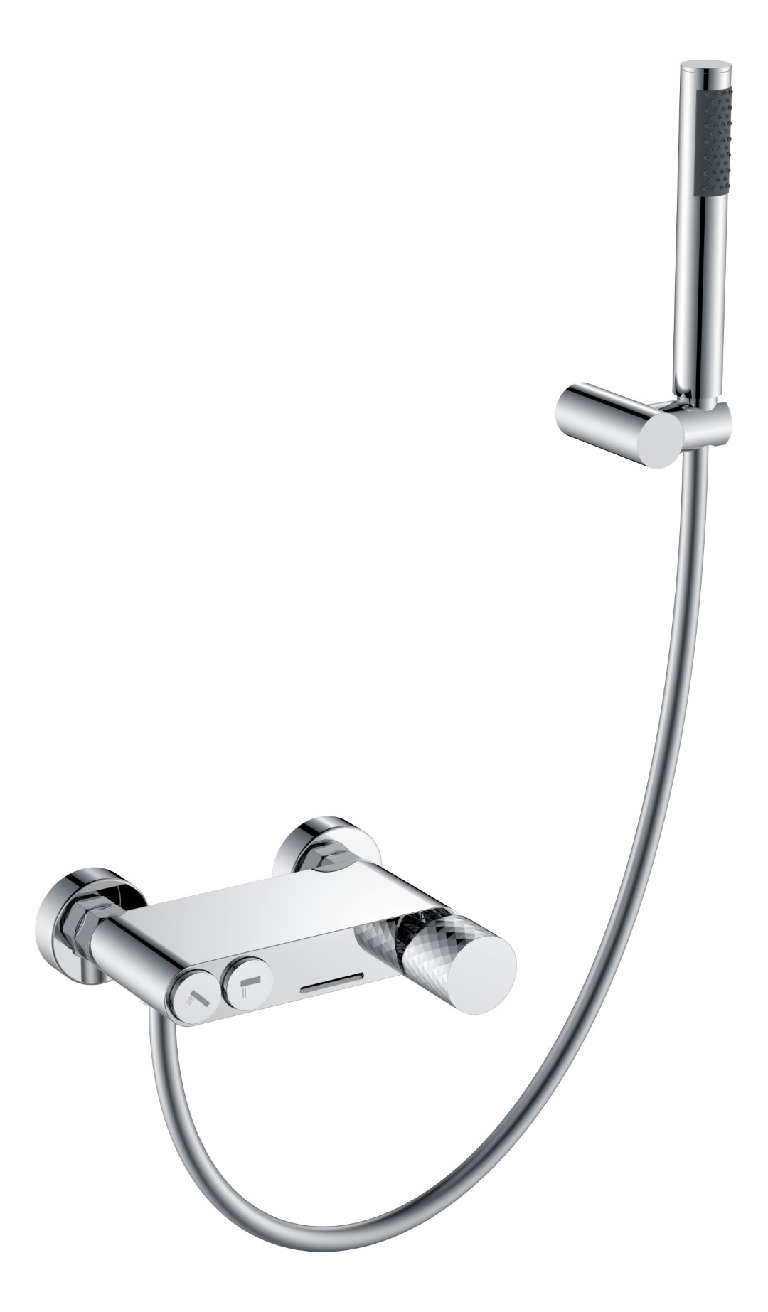 Смеситель Boheme STICK для ванны CHROME DIAMOND CHROME 123-CRCR