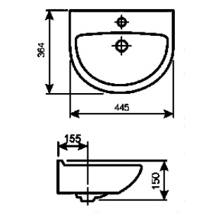 Рукомойник Santeri Родничок 45