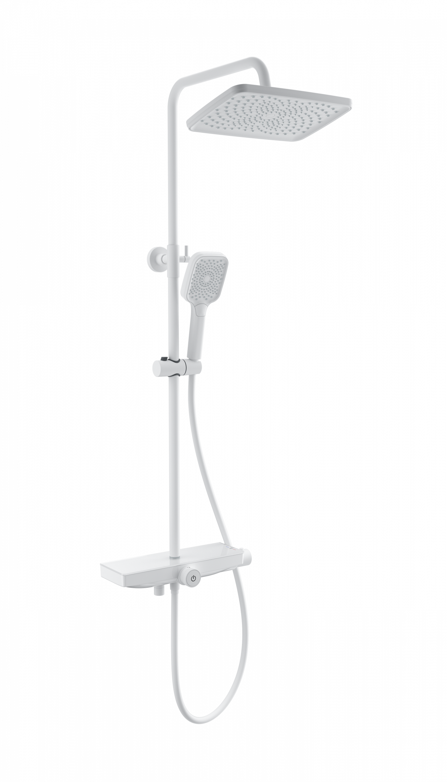 Душевая система с термостатом WONZON & WOGHAND ThermoKlick, Белый матовый WW-B3098-A-MW