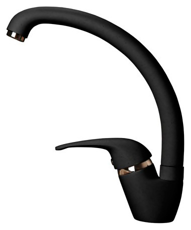 Смеситель GranFest 1024 для кухонной мойки черный