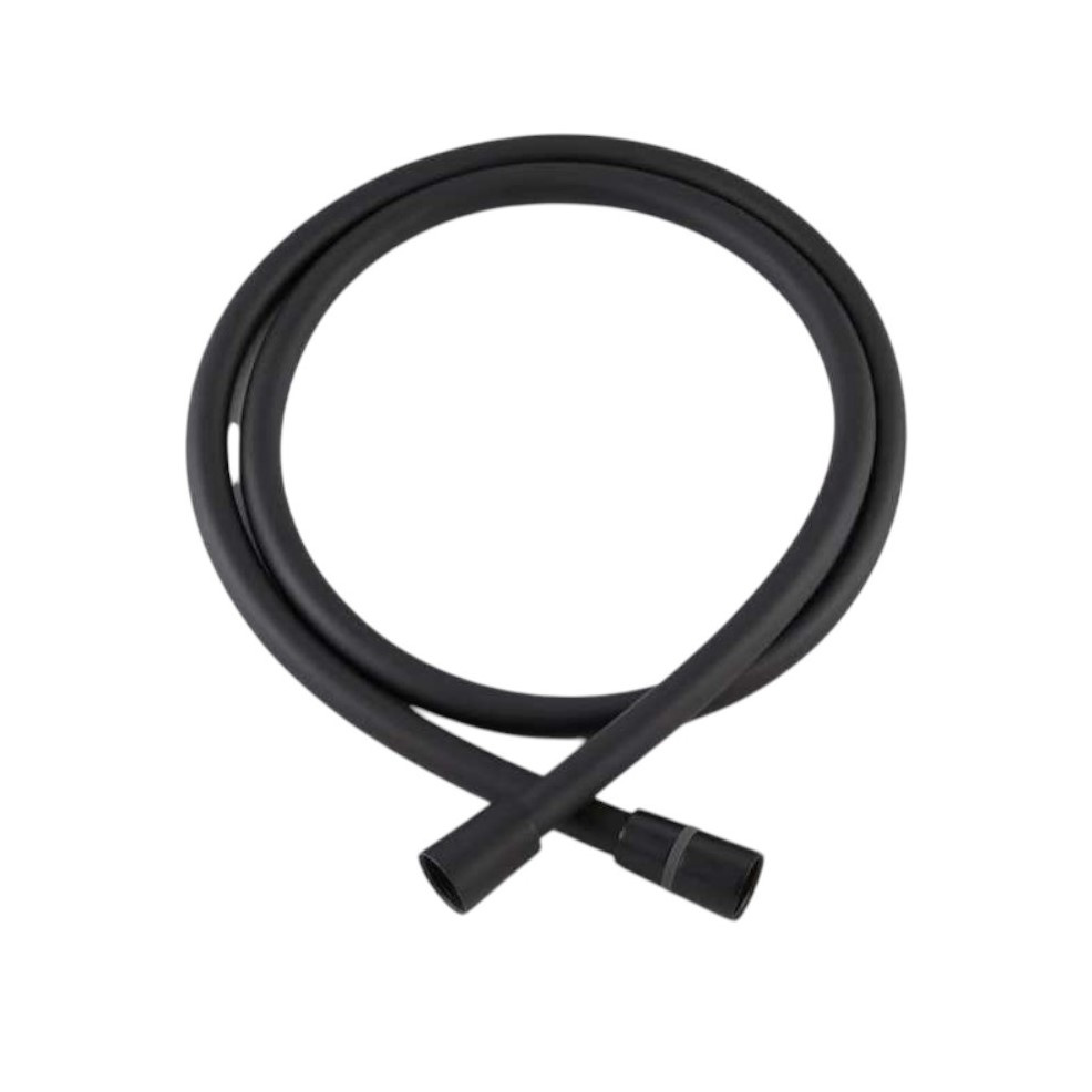 Шланг для душа в силиконовой оплётке WONZON & WOGHAND, Черный матовый WW-995203-MB