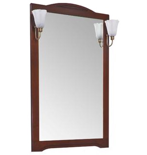 Зеркало Aquanet Луис 65 темный орех