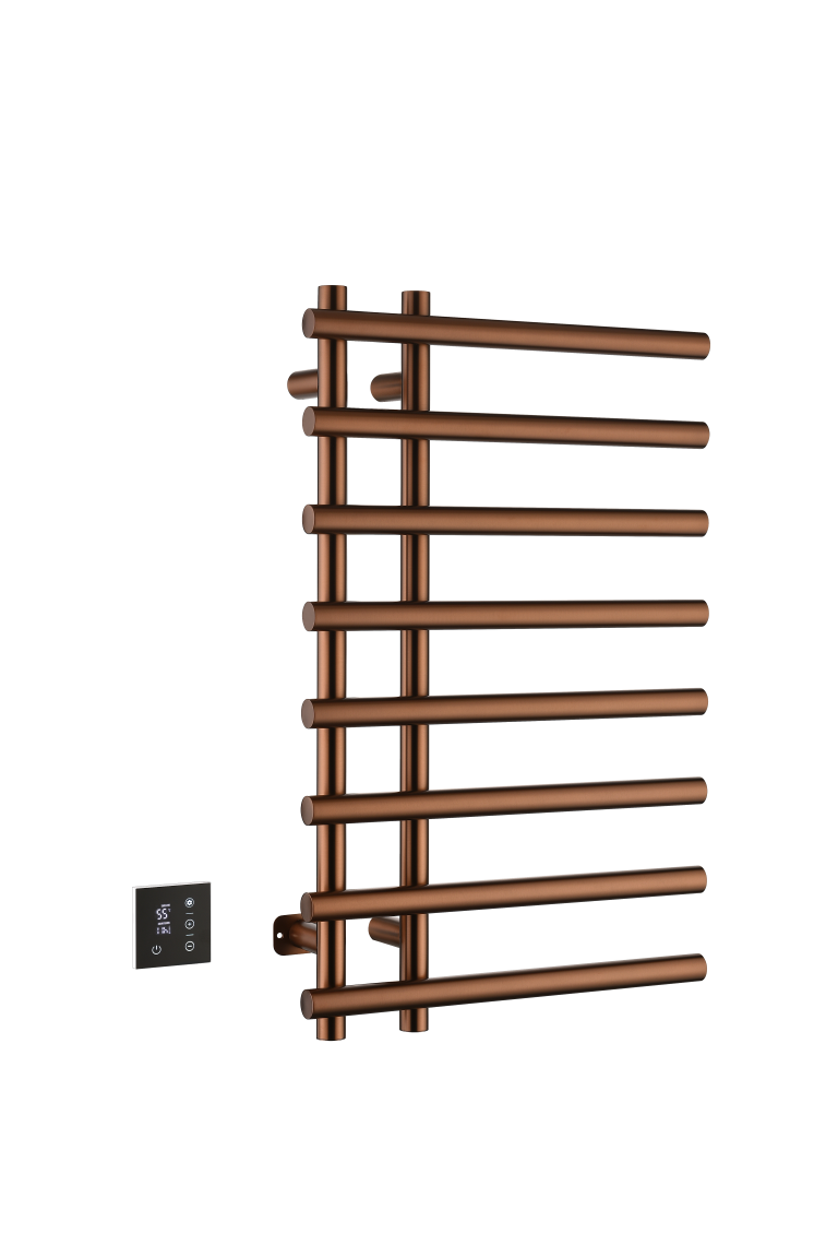 Полотенцесушитель электрический круглый сухой Boheme BRUSHED BRONZE 722-BRB