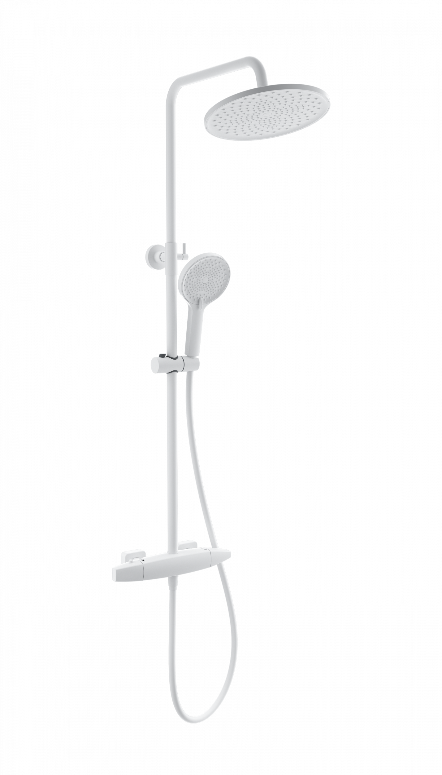 Душевая система с термостатом WONZON & WOGHAND NEO, Белый матовый WW-B3035-A1-MW