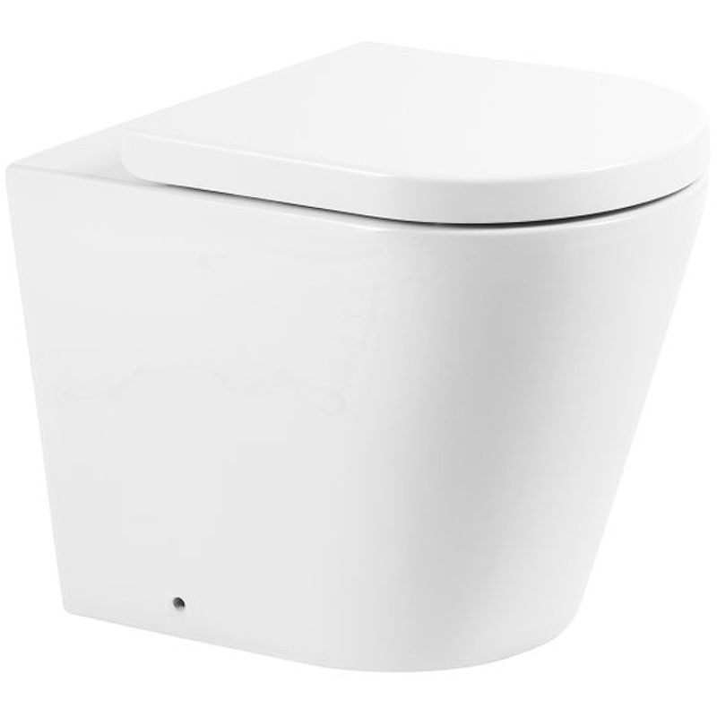 Чаша для унитаза приставного BelBagno Flay-R BB1003CBR