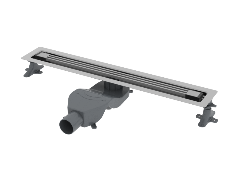 Душевой лоток Boheme B&T INFINITY 80см, нерж.сталь ХРОМ (Satin) 981-80-CR