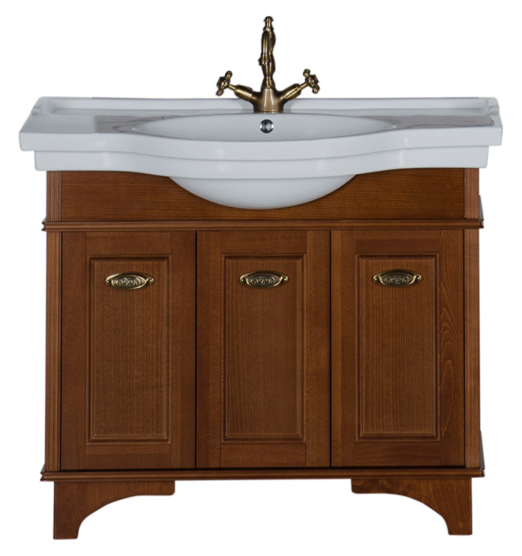 Тумба с раковиной Aquanet Николь 100