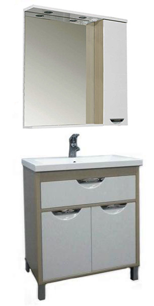 Мебель для ванной Aquanet Гретта 75 светлый дуб