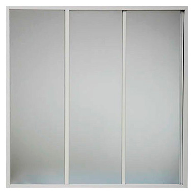 Шторка на ванну Bas Бриз Верона Ибица (3 ств. стекло)