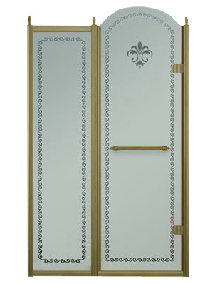 Душевая дверь в нишу Cezares Retro B11 100 CP Br R