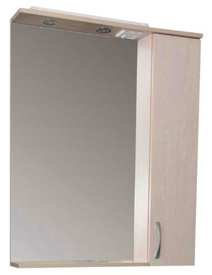 Зеркало-шкаф Aquanet Донна 60 светлый дуб