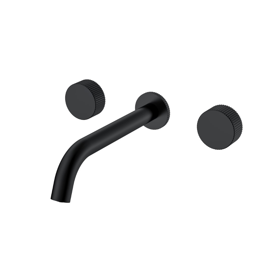 Смеситель из стены Boheme STICK LINEA на 3 отв. BLACK 152-2-B.3