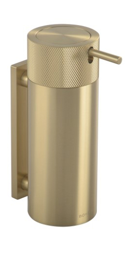 Диспенсер настенный металл цвет Boheme MATT GOLD 10929-2-MG