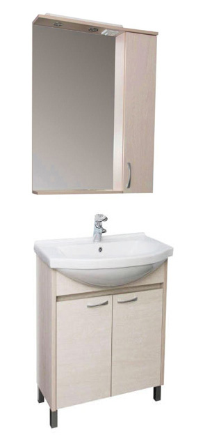 Мебель для ванной Aquanet Донна 60 беленый дуб