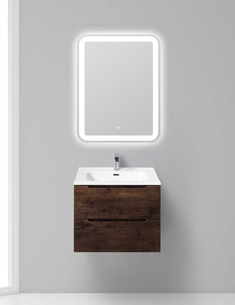 Тумба с раковиной BelBagno Rovere Moro ETNA-600