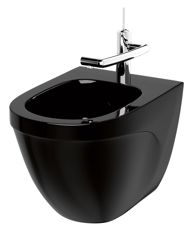 Биде подвесное Am.Pm Drive черное глянцевое