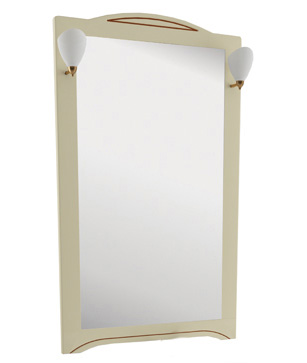 Зеркало Aquanet Луис 70 бежевое