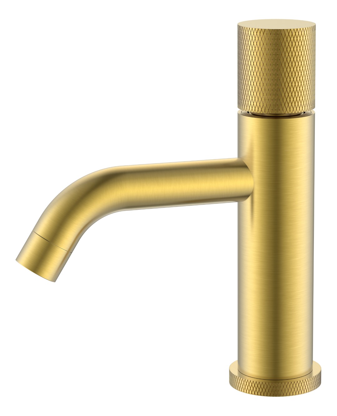 Смеситель Boheme STICK для умыв. низ. Mat Gold низкий с ручкой TOUCH 121-MG.2