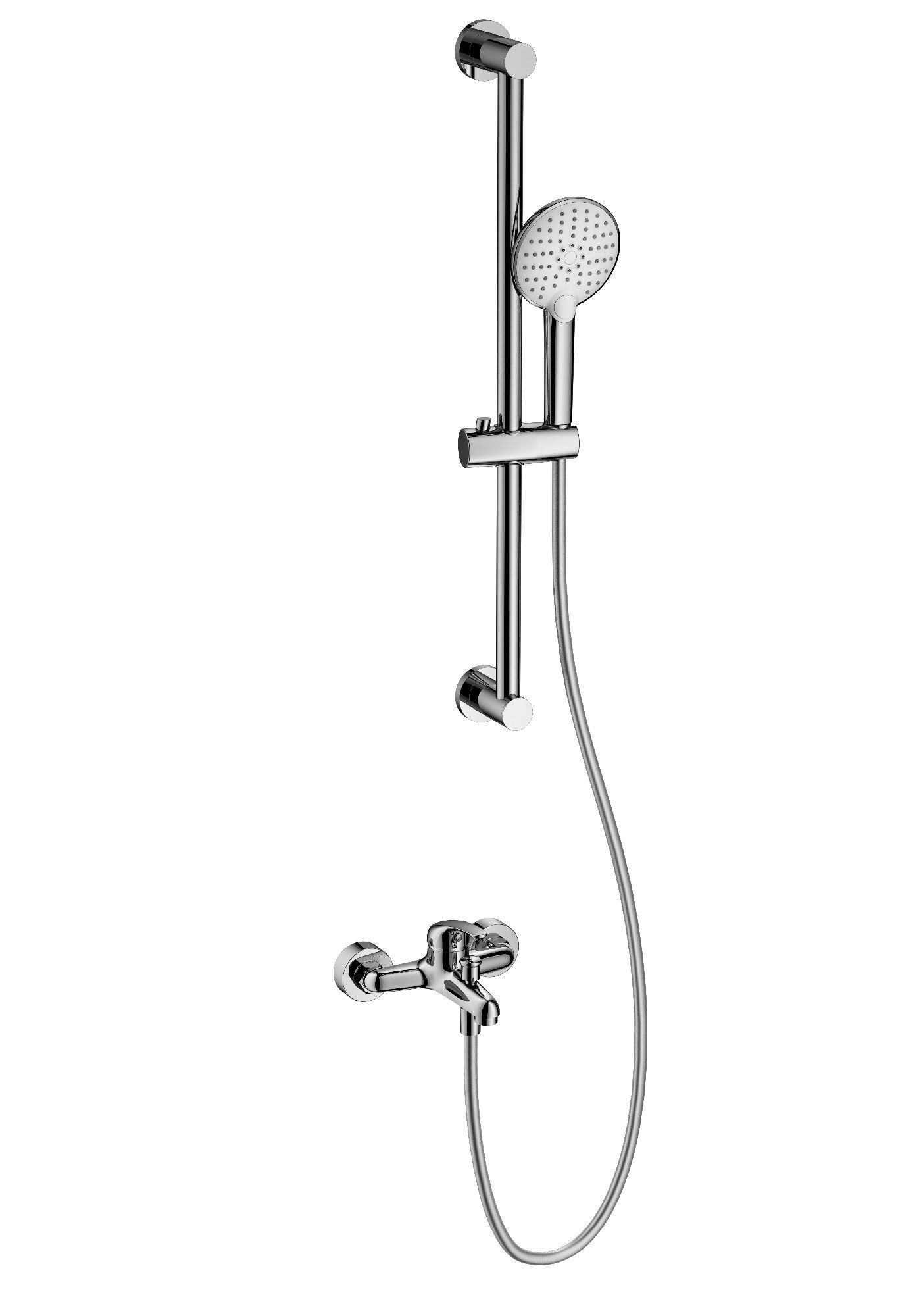 Смеситель для ванны с душевым гарнитуром WONZON & WOGHAND, Хром WW-4560-CR