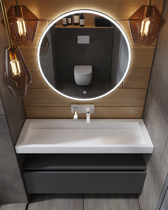 Столешница моноблок Armadi Art FLAT 120см 859-120